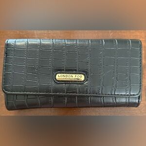 Black London Fog Long Wallet NWT